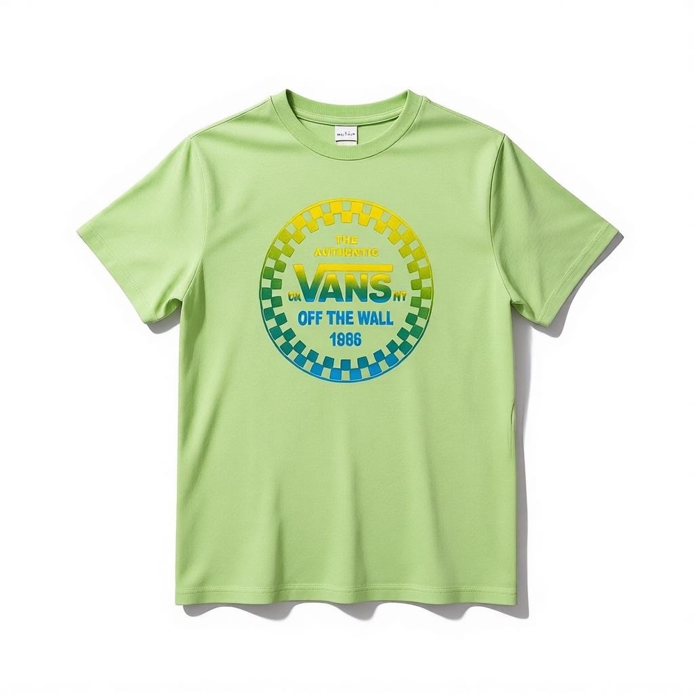 Vans Off The Wall 1966 Graphic Tee | Size Small | Classic Fit | Green